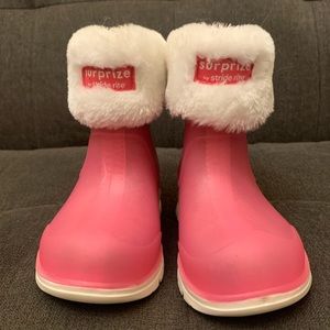 Surprize by Stride Rite toddler girls rain boots size 6
